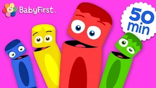 All of the Colors Coloring for Kids Learn the Colors Color Crew BabyFirst TV