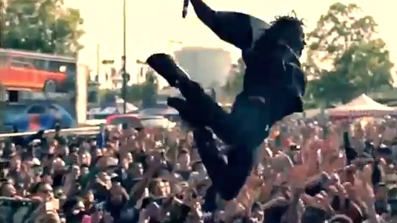 11 Rappers' Extreme Stage Dives