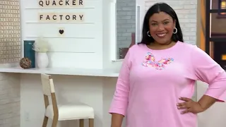 Quacker Factory DreamJeannes Mini Pearls Capri Pants on QVC