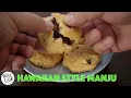 Lagu Hawaiian style manju - azuki bean flavor