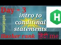 intro to conditional statements solution inython Day 3 30 days of code in python in hindi