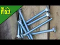 What are carriage bolts for Basics on how and when to use them The Fixit Shed