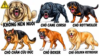 Từ Giống Chó Dễ Thương Nhất Đến Giống Chó Có Thể Cắn Gãy Xương Của Bạn #metrithuc