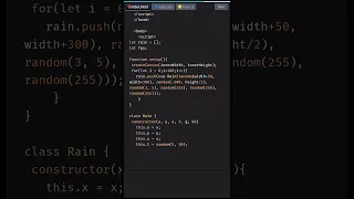 Create Color Rain with HTML Canvas HTML5 Canvas Tutorial