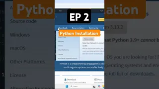 EP 2 Installing Python Python Course