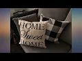 HOPLEE Farmhouse Pillows Covers 20x20 Buffalo Check Pillow Covers Home Sweet Home review