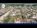 Destructive tornado touches down near Appleton Wisconsin leaving trail of damage