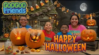 How to Carve Halloween Pumpkins | Goo Goo Friends TV Show for Kids
