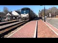 Amtrak 141 stops at the station
