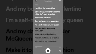 FASHION Britney Manson Songs Spotify Spotifytophits Musiclyrics Lyrics Songlyrics Audio 