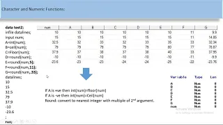 SAS CLASS 5 SAS FUNCTION DO WHILE UNTILL LOOPING AND ARRAY