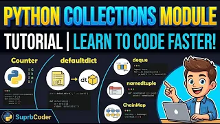 Python Collections Module Tutorial for Beginners Counter defaultdict deque namedtuple ChainMap