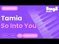 Download Lagu Tamia - So Into You (Piano Karaoke)