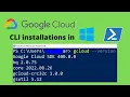 How to install gcloud cli in windows