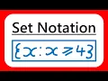 What is Set Notation - Edexcel A Level and AS Maths