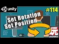 Set rotation and position - Unity Playmaker Beginner