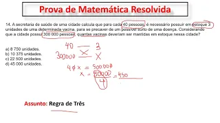 Regra de Três para Concursos: Matemática Completa com Questões