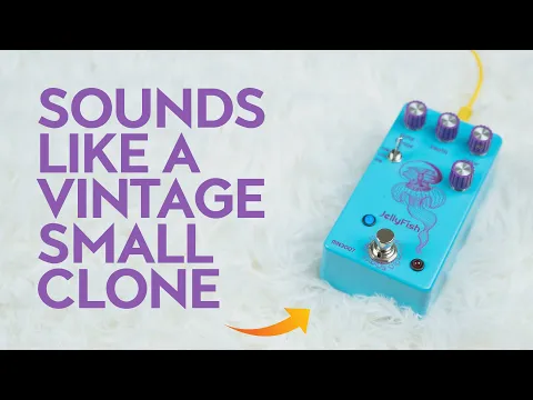 Drunk Beaver Jellyfish analog chorus pedal demo video by We as a Company - YouTube thumbnail