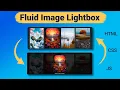 Create a Fluid Image Lightbox Slider with CSS JavaScript Step-by-Step Tutorial