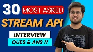 Top 30 Java 8 Stream API Interview Questions Answers Parallel Streams Collectors Lazy Loading