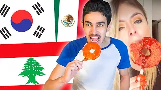 جربت طبخات الانترنت الترند!! الكورن دوق الكوري 😍🇰🇷