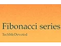 How to print Fibonacci Series in Java