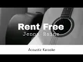 Jenna Raine - rent free (Acoustic Karaoke)