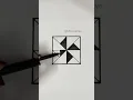 pattern drawing in a square pattern art