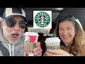 TRYING STARBUCKS HOLIDAY DRINKS