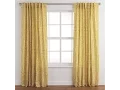 Yellow Patterned Curtains