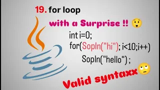 Flow Control in Java Part 4 for loop Explained Fight4Tech