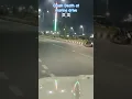 accident by black scorpio crashed bike rider on marine drive