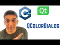 Qt Tutorials For Beginners - QColorDialog