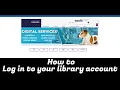 How To Log In to Your Library Account