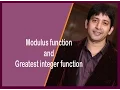 Fnctions-12 Modulus function and Greatest integer function with short-trick
