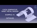 Generative Sheet Metal Design Exercise CATIA V5 - CATIALOG