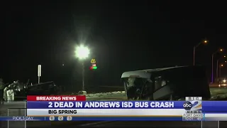 BREAKING NEWS Deadly Andrews ISD Bus Crash
