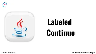 Labeled Continue Statement in Java Java Tutorial For Beginners Java Continue Statement Continue