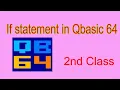 If statement in Qbasic With example QB64 greater than and less than solve