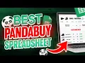 The BEST Pandabuy Spreadsheet EVER 1000 FINDS