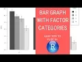 Plotting bar graph with categories and standard error bars using R