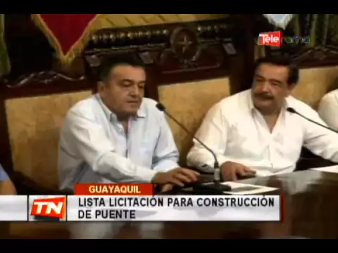 Lista licitación para construcción de puente
