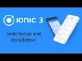 Setup Ionic 3 on your windows