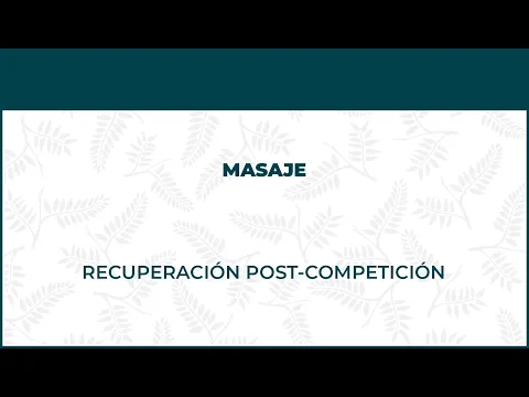 Recuperación Post-Competición. Masaje Terapéutico - FisioClinics Vitoria, Gasteiz