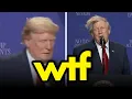 Trump caught wearing wig
