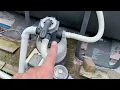 Intex Ultraframe Pool - Sand Filter and Pump Connections
