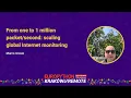 From one to 1 million scaling global Internet monitoring - Marco Grossi