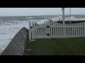 4K Footage of Moderate Coastal Flooding at High Tide Atlantic Street Inundated Niantic CT