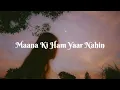 Maana Ki Hum Yaar Nahi | Parineeti Chopra | Lyrics | The Musix