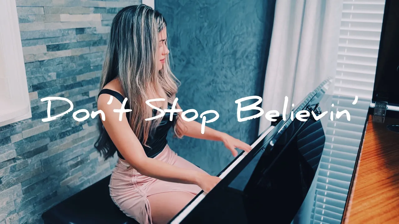 Don't Stop Believin' - Journey ( Piano Cover) Melissa Pianist Don't Stop Believin' - Journey ( Piano Cover) Melissa Pianist